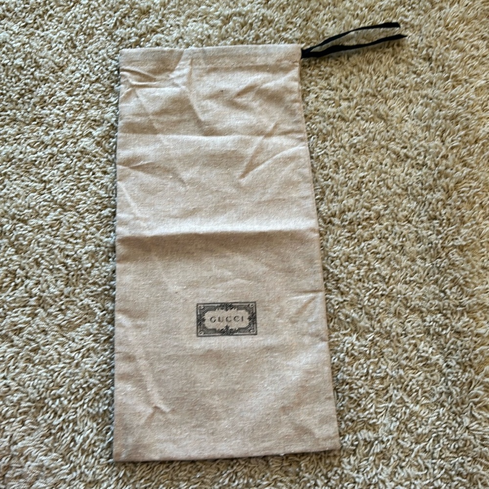 Gucci long drawstring dust bag, wallet or clutch size - Picture 1 of 4